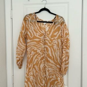 Zebra H&M dress